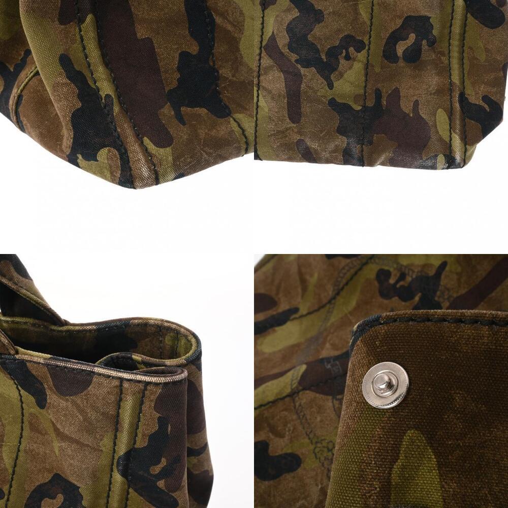 Prada Camouflage Tote Canapa Canvas Bag - Picture 9 of 11